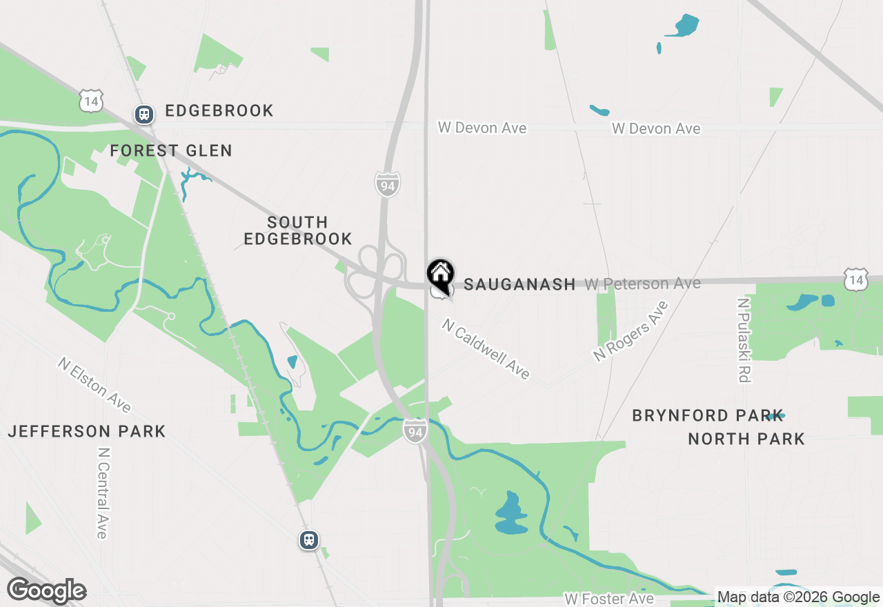 Map of 5932 N Keating Avenue, Chicago, IL 60646