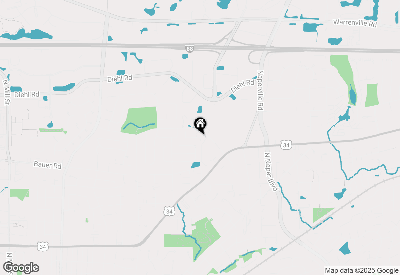 Map of 1162 Spring Garden Circle #64, Naperville, IL 60563