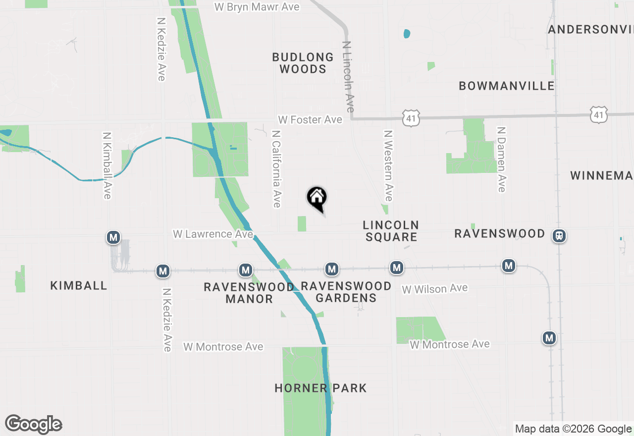 Map of 2639 W Gunnison Street #3B, Chicago, IL 60625