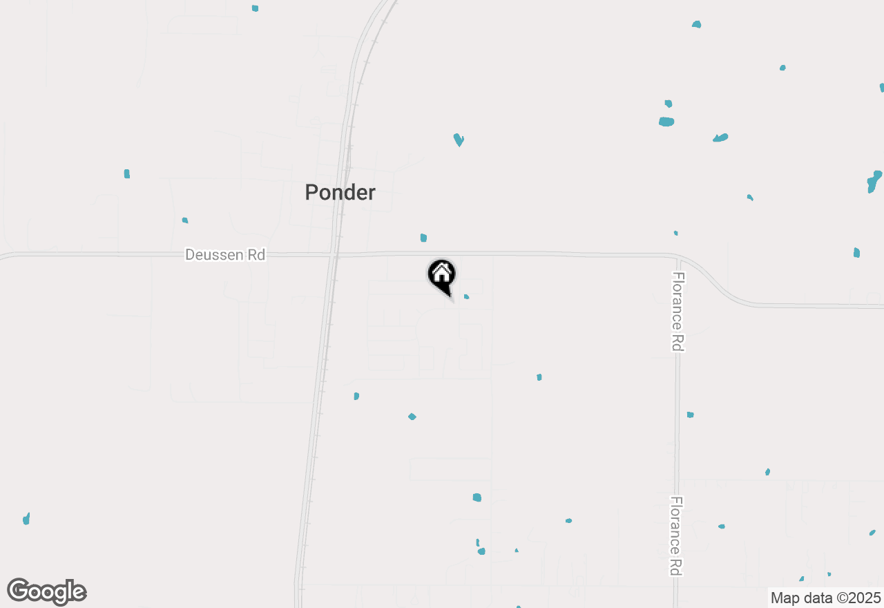Map of 390 Saratoga Drive, Ponder, TX 76259