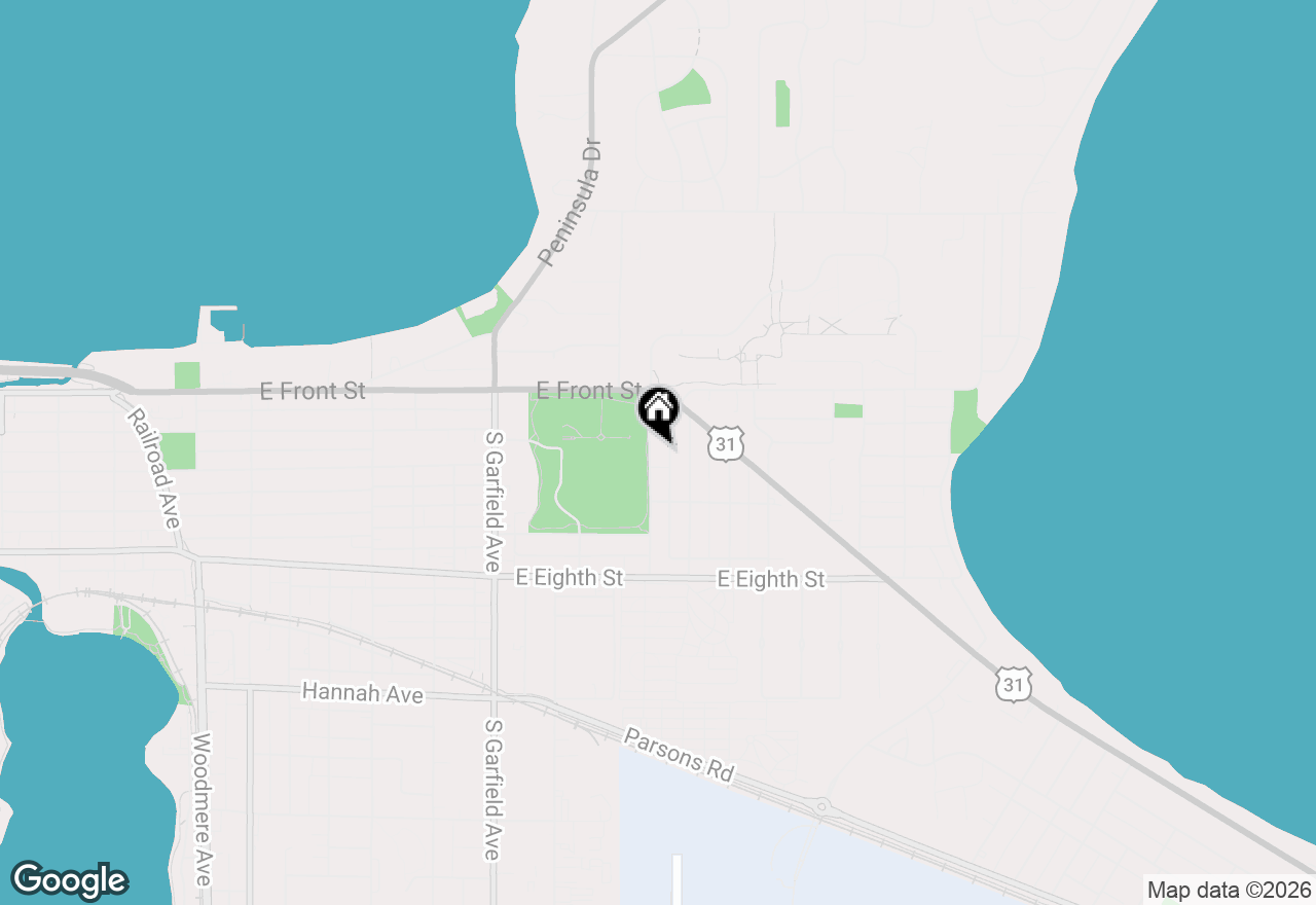 Map of 217 Fair Street, Traverse City, MI 49686