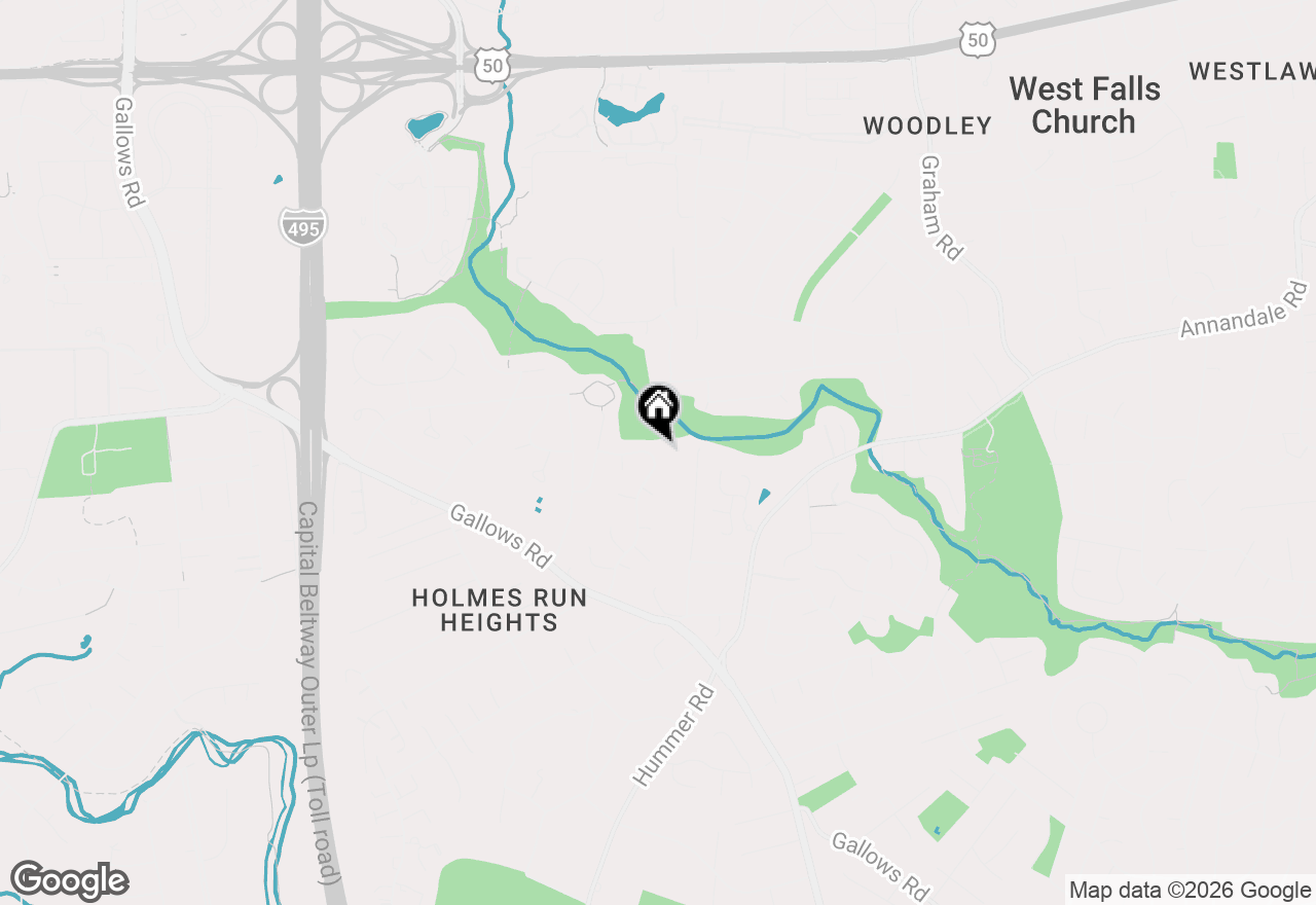 Map of 3415 Surrey Lane, Falls Church, VA 22042