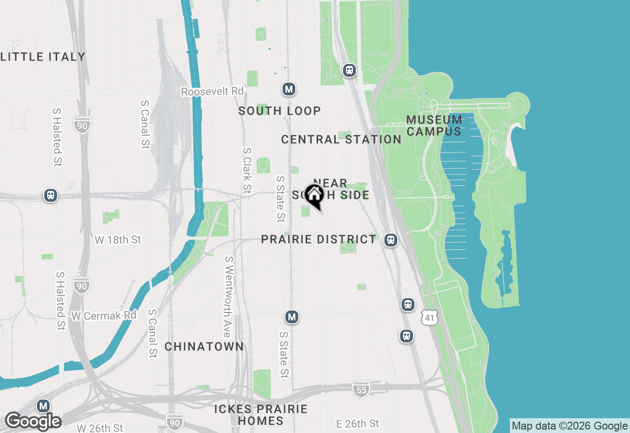 Map of 1620 S Michigan Avenue #606, Chicago, IL 60616