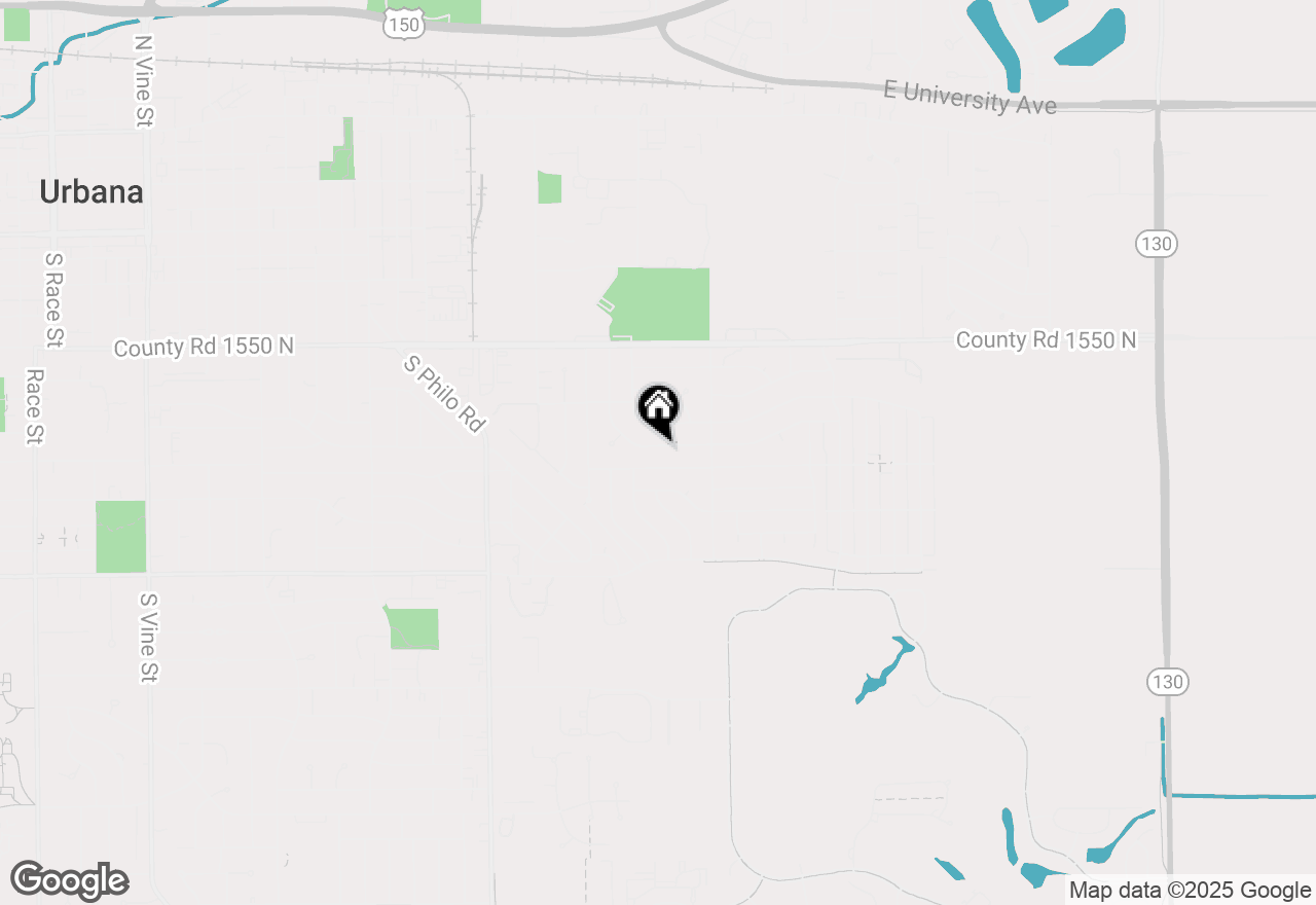 Map of 2001 E Country Squire Drive, Urbana, IL 61802