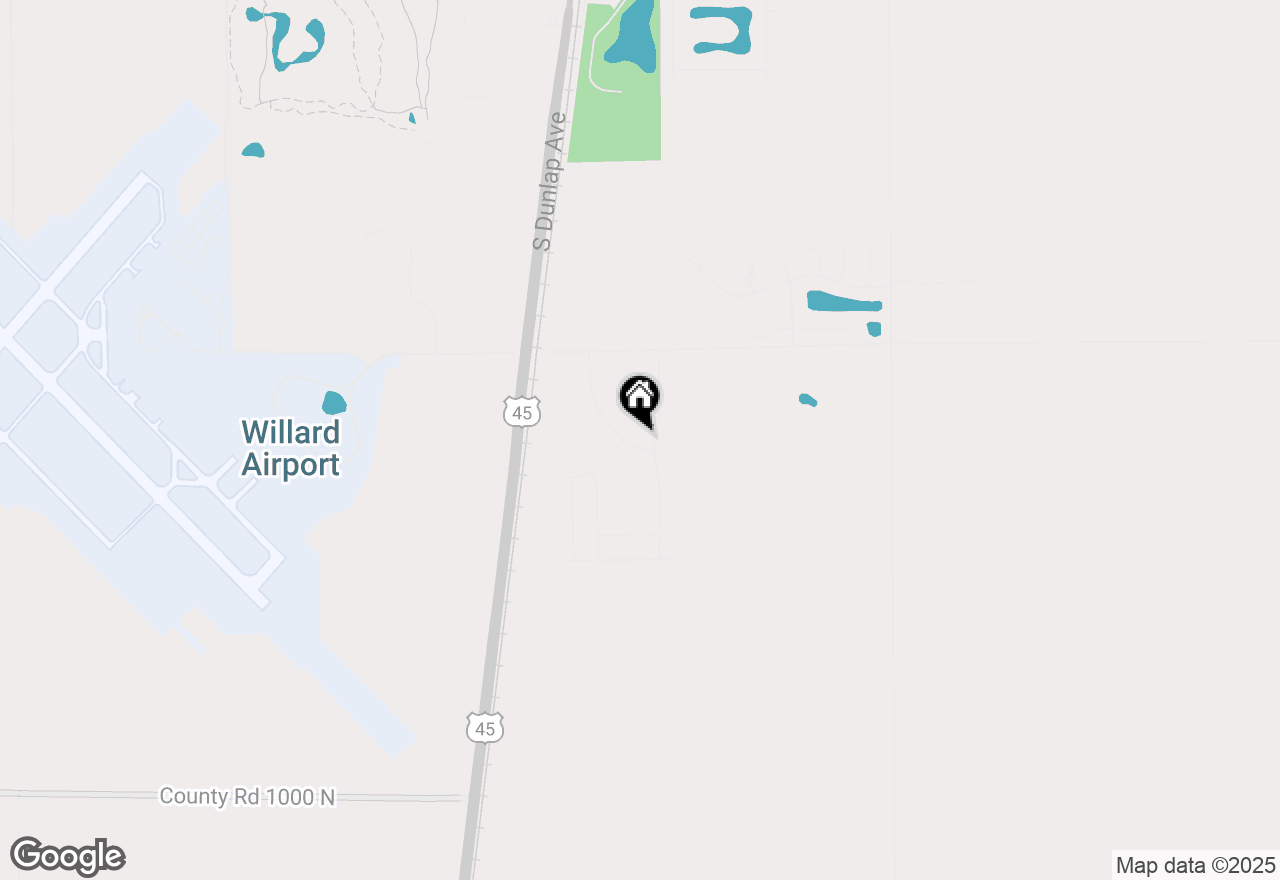 Map of 1322 Ridge Creek Road, Savoy, IL 61874