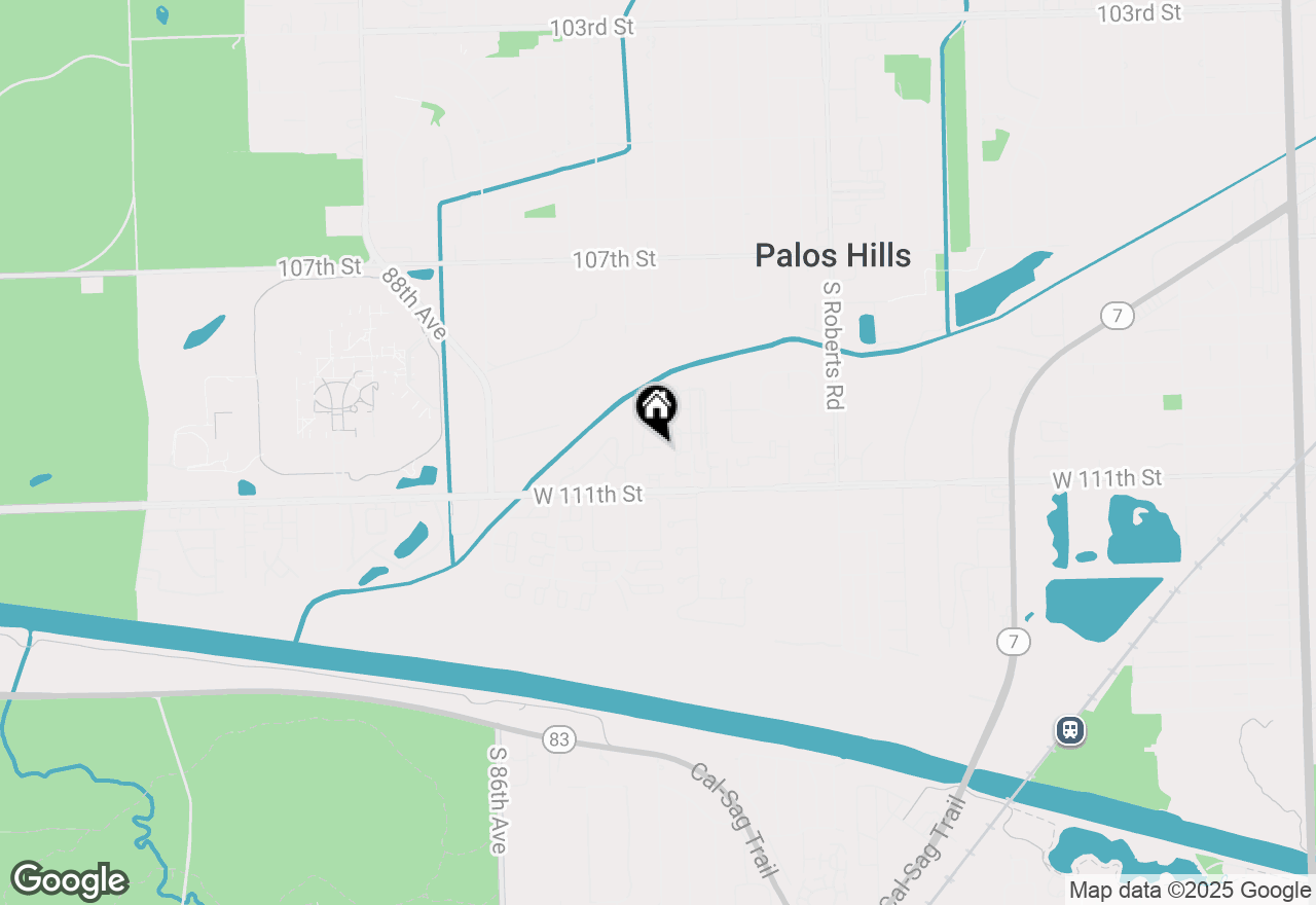 Map of 11015 S 84th Avenue #3C, Palos Hills, IL 60465