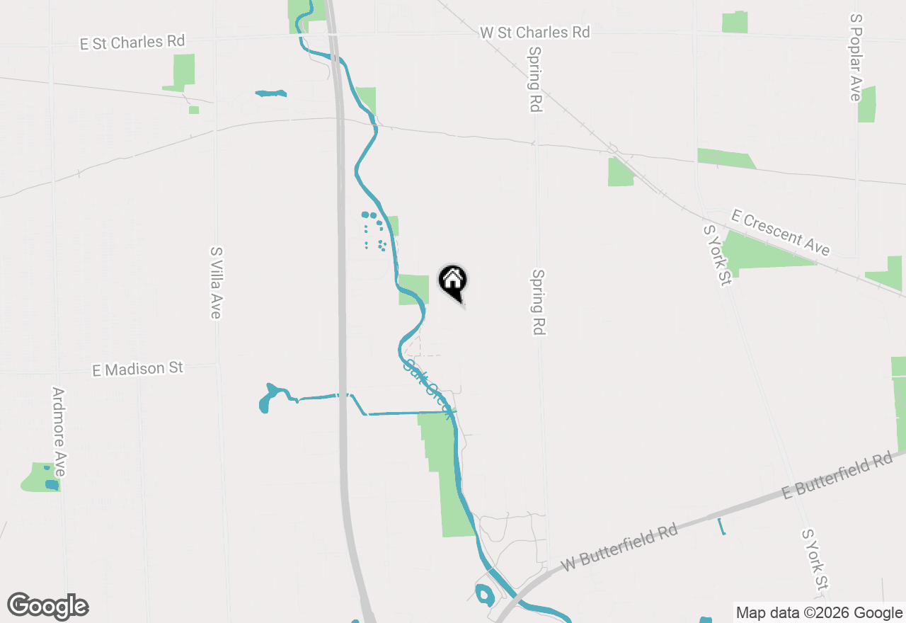 Map of 722 S Berkley Avenue, Elmhurst, IL 60126