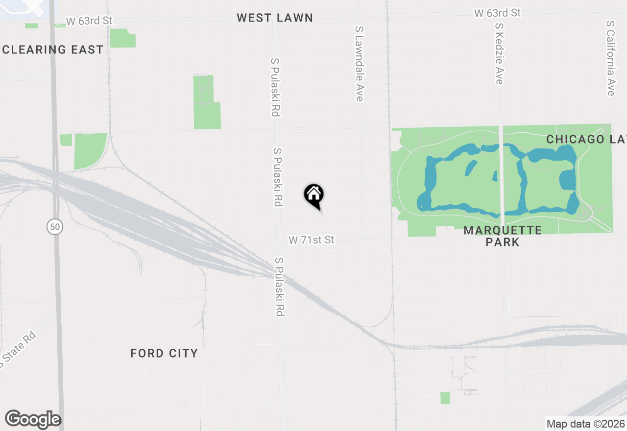 Map of 3847 W 70th Street, Chicago, IL 60629
