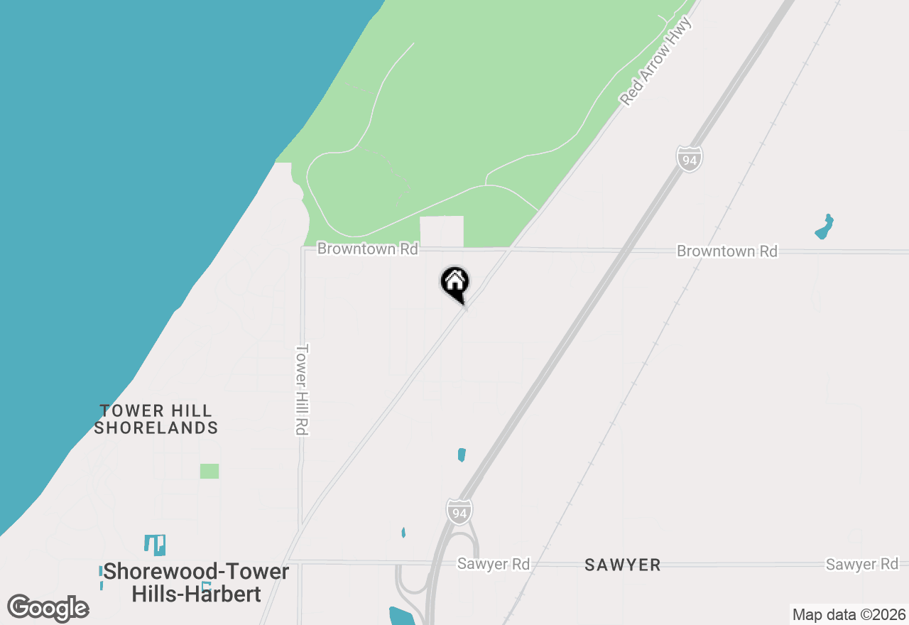 Map of 12274 Red Arrow Highway, Sawyer, MI 49125