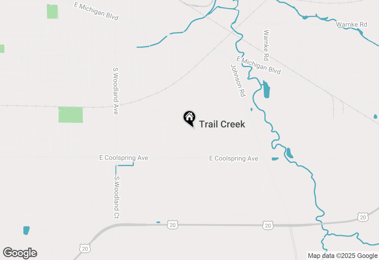 Map of 105 Starling Drive, Trail Creek, IN 46360