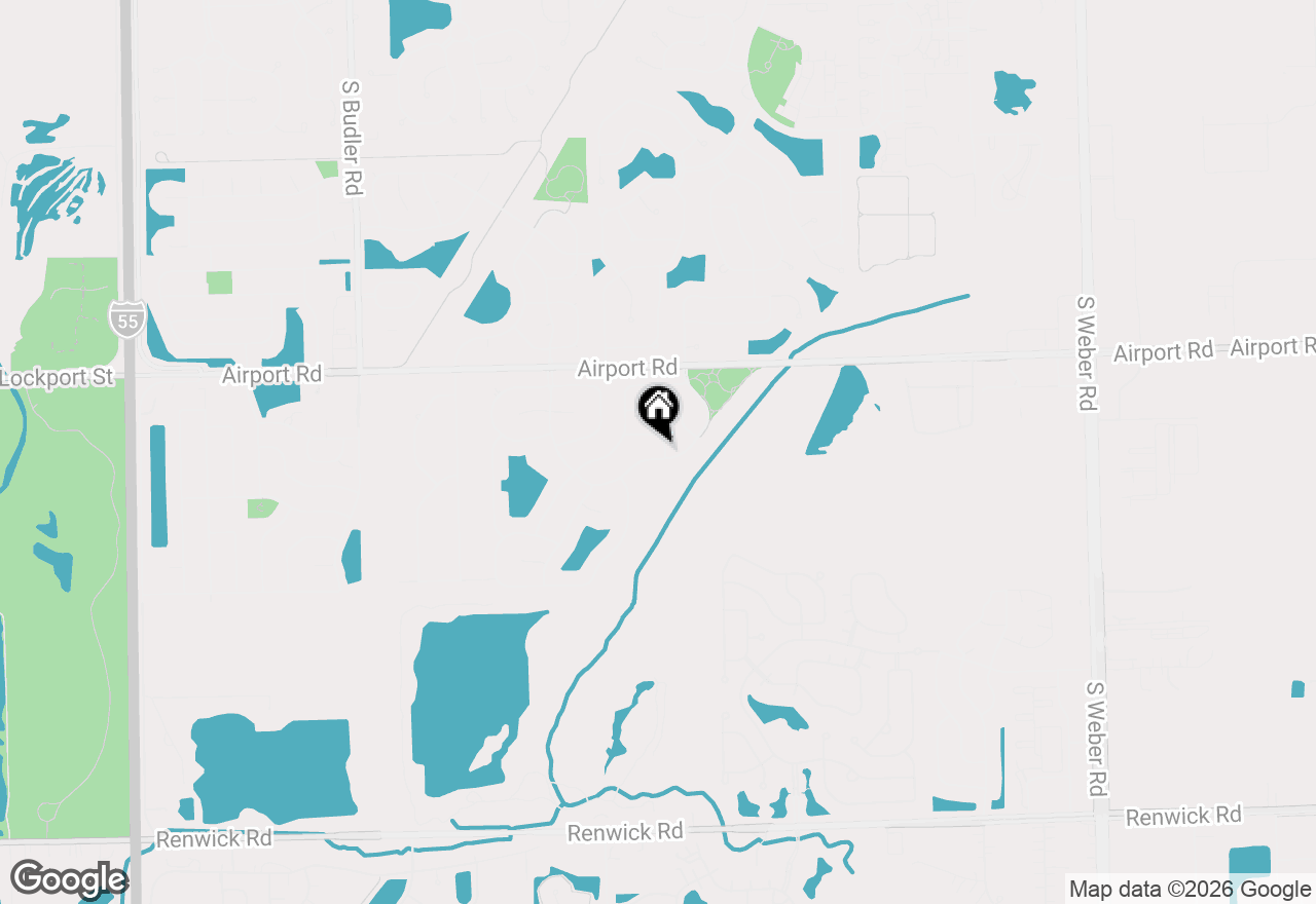Map of 1647 Peter Lane, Romeoville, IL 60446