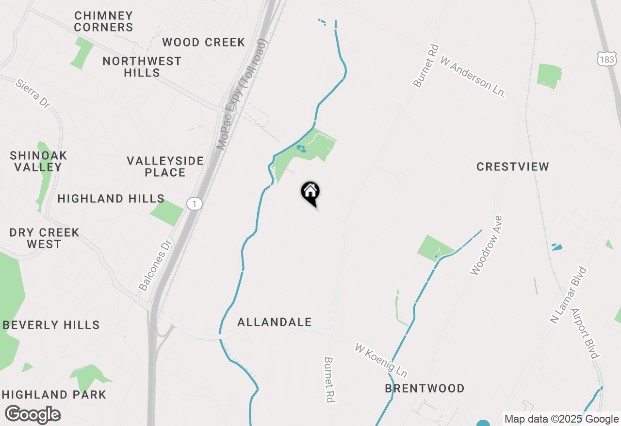 Map of 2603 Park View Dr, Austin, TX 78757