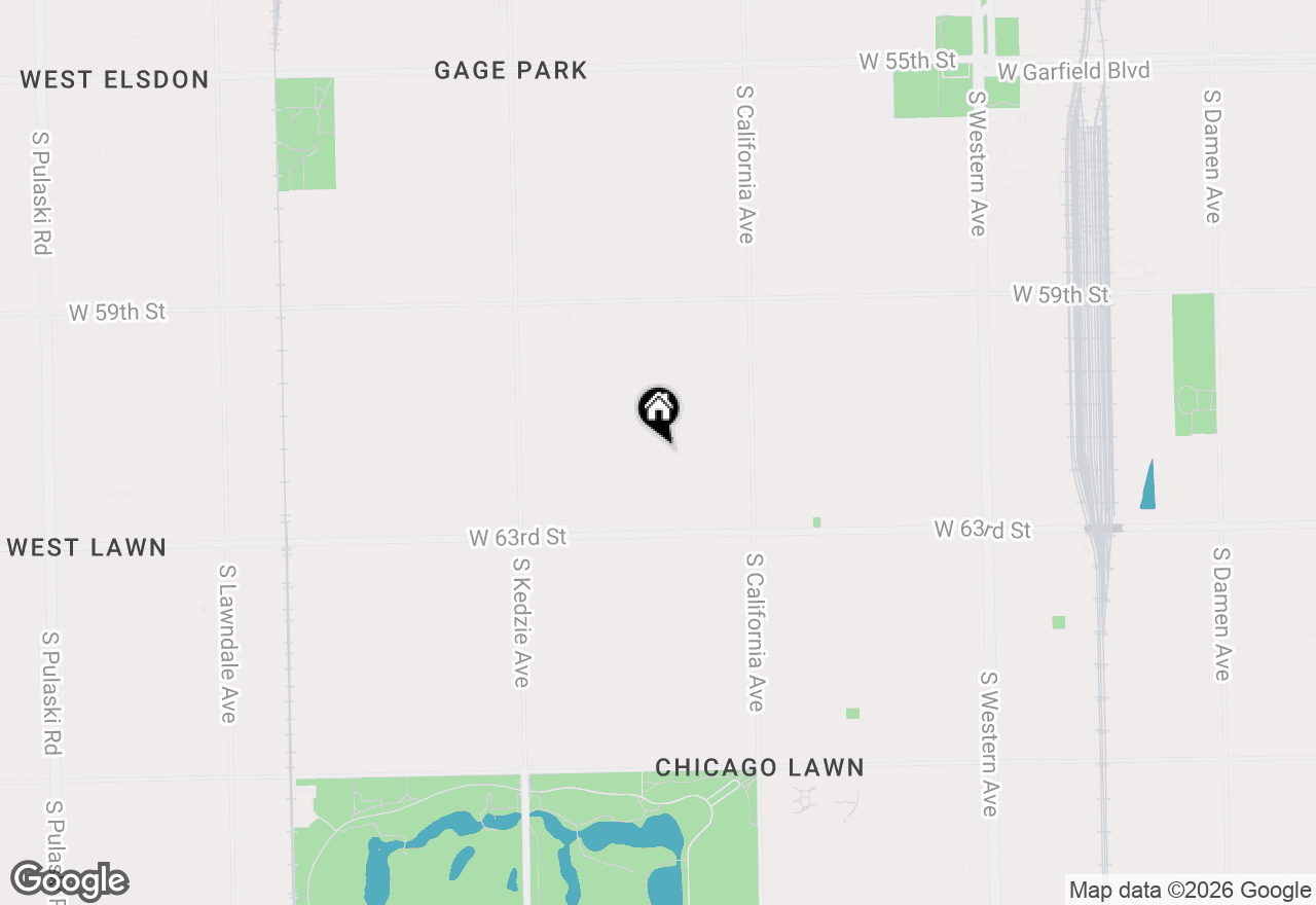 Map of 6136 S Richmond Street, Chicago, IL 60629