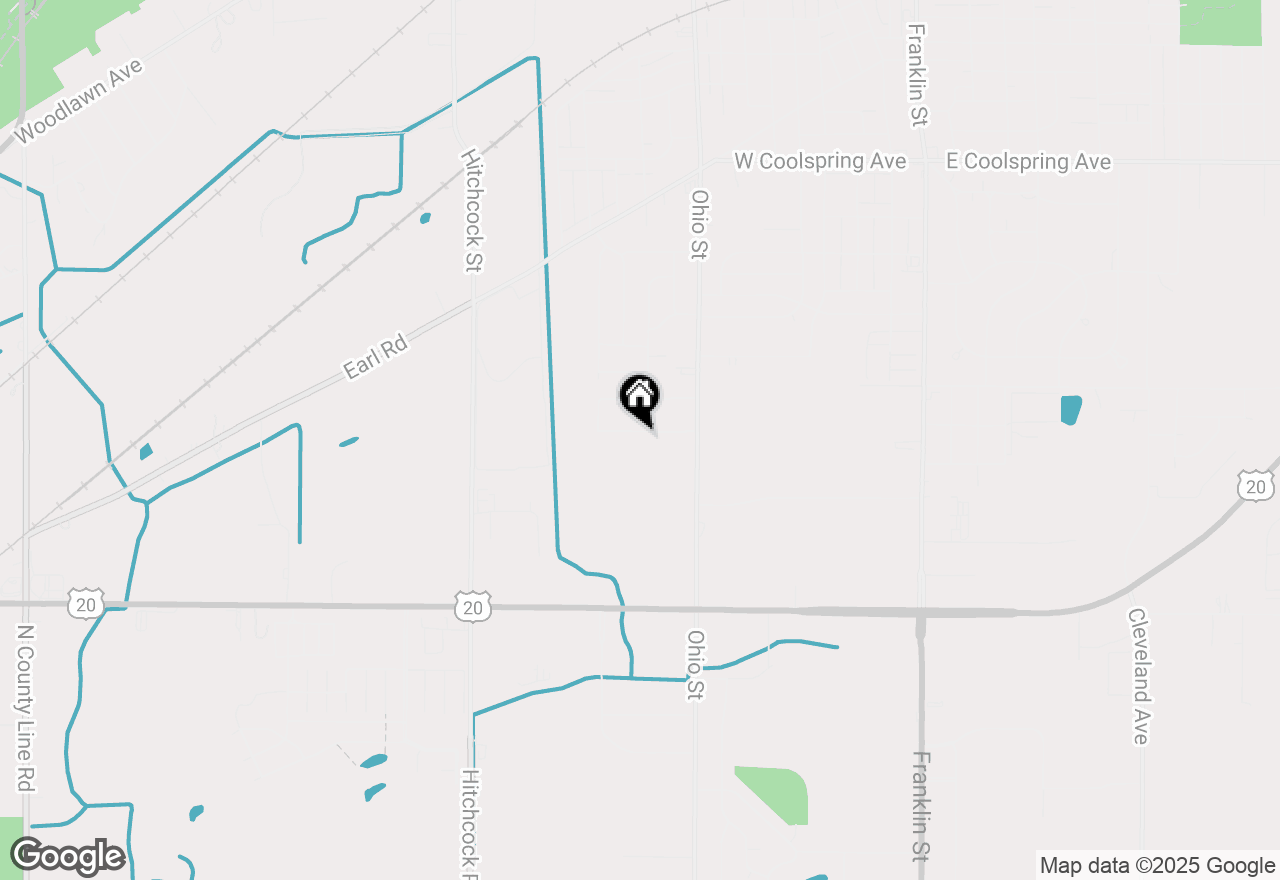 Map of 119 Riviera Drive, Michigan City, IN 46360