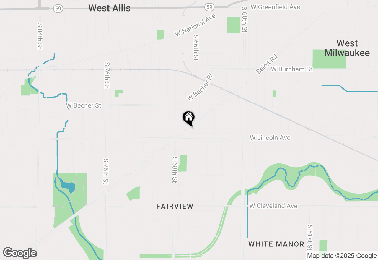 Map of 6639 W Beloit Rd, West Allis, WI 53219