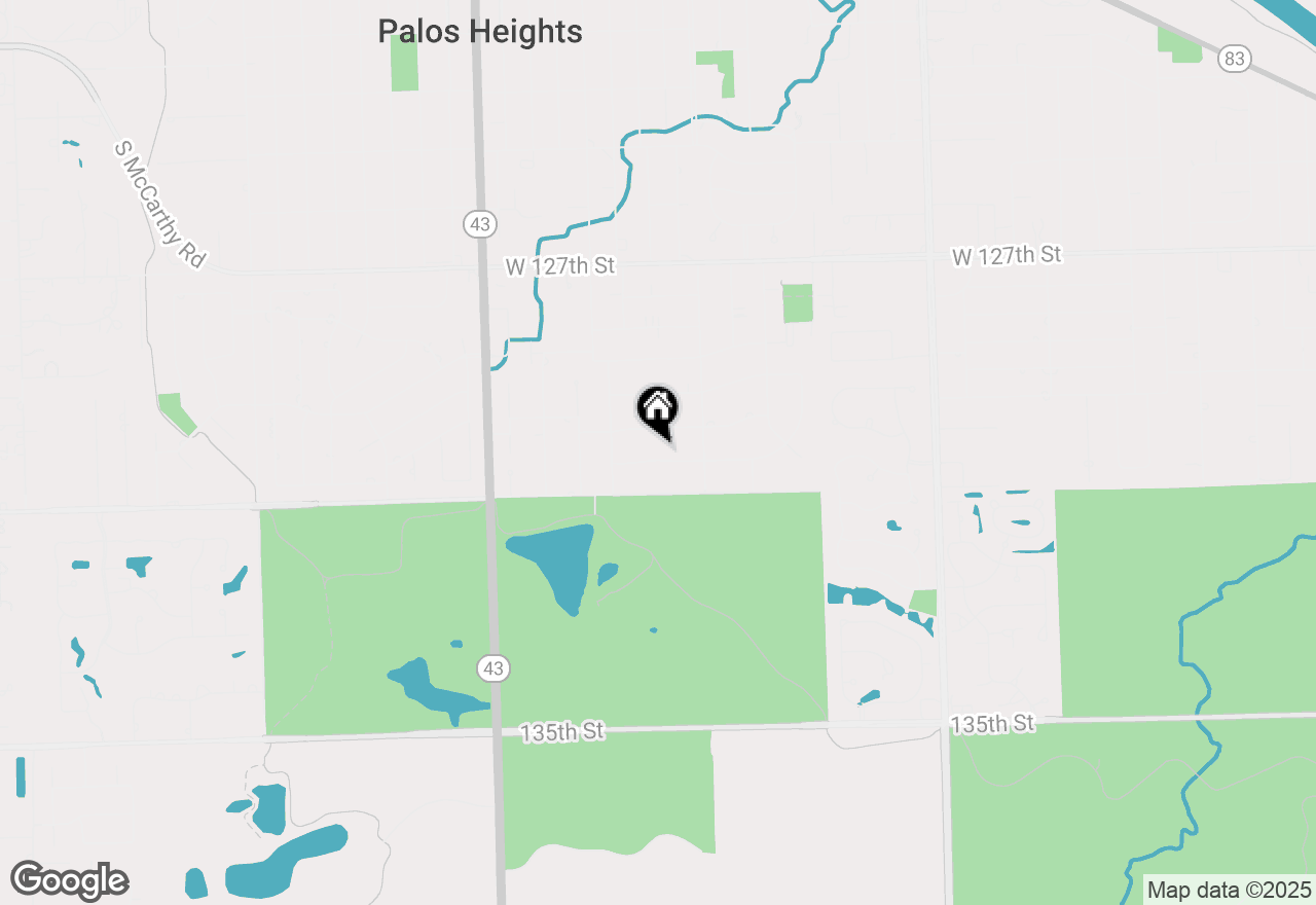 Map of 6844 W Golfview Drive, Palos Heights, IL 60463