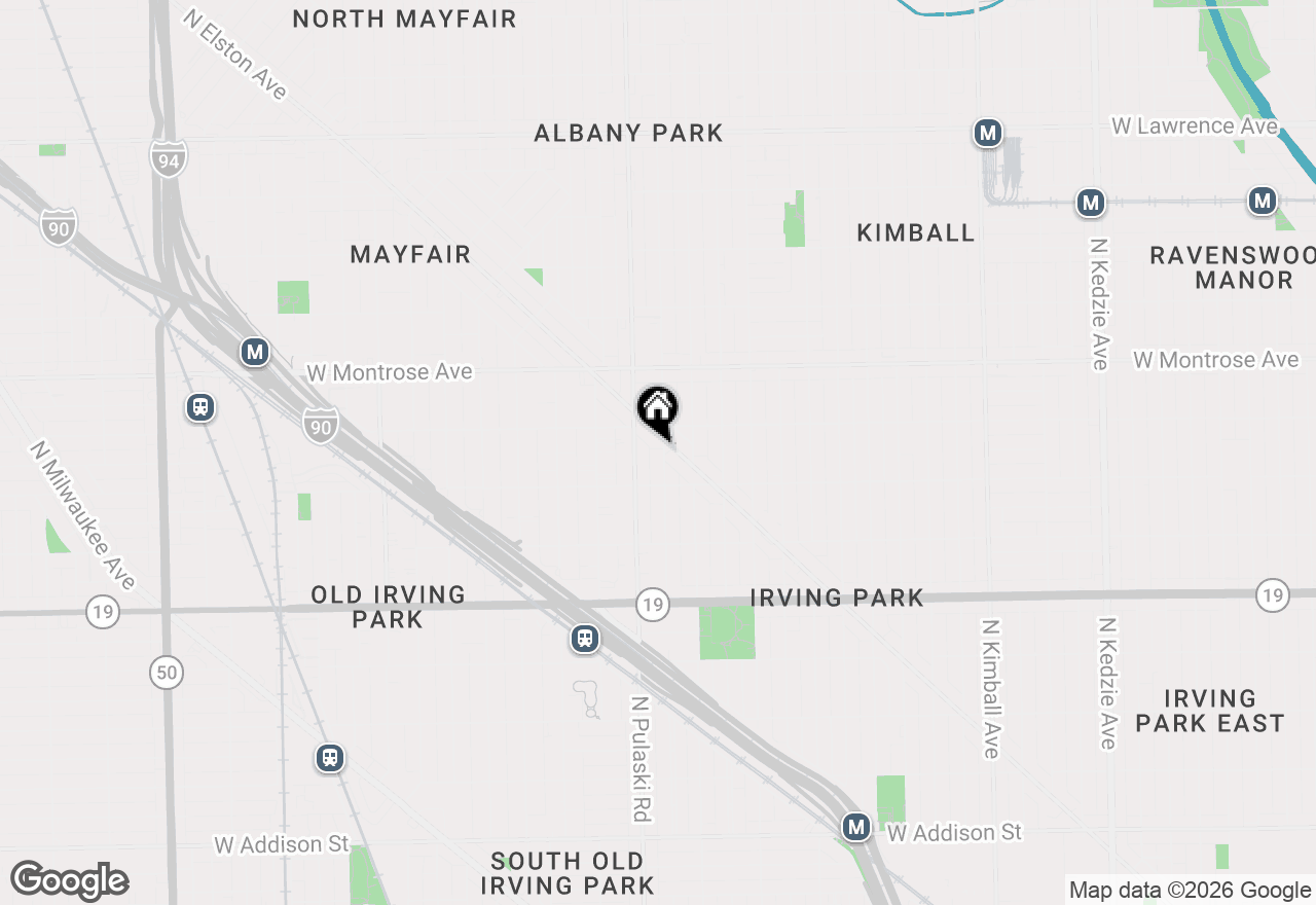 Map of 4232 N Harding Avenue #2N, Chicago, IL 60618