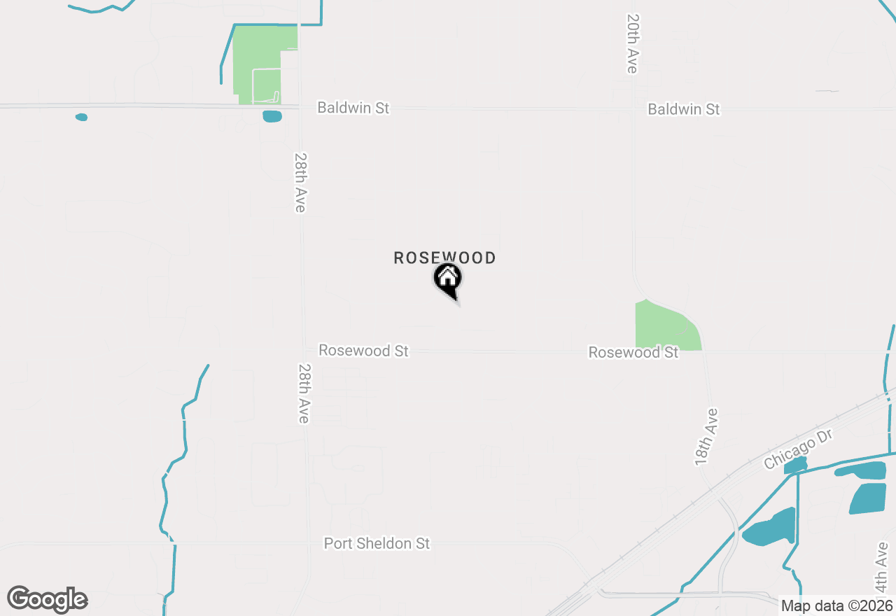 Map of 7127 Rockhill Drive, Jenison, MI 49428