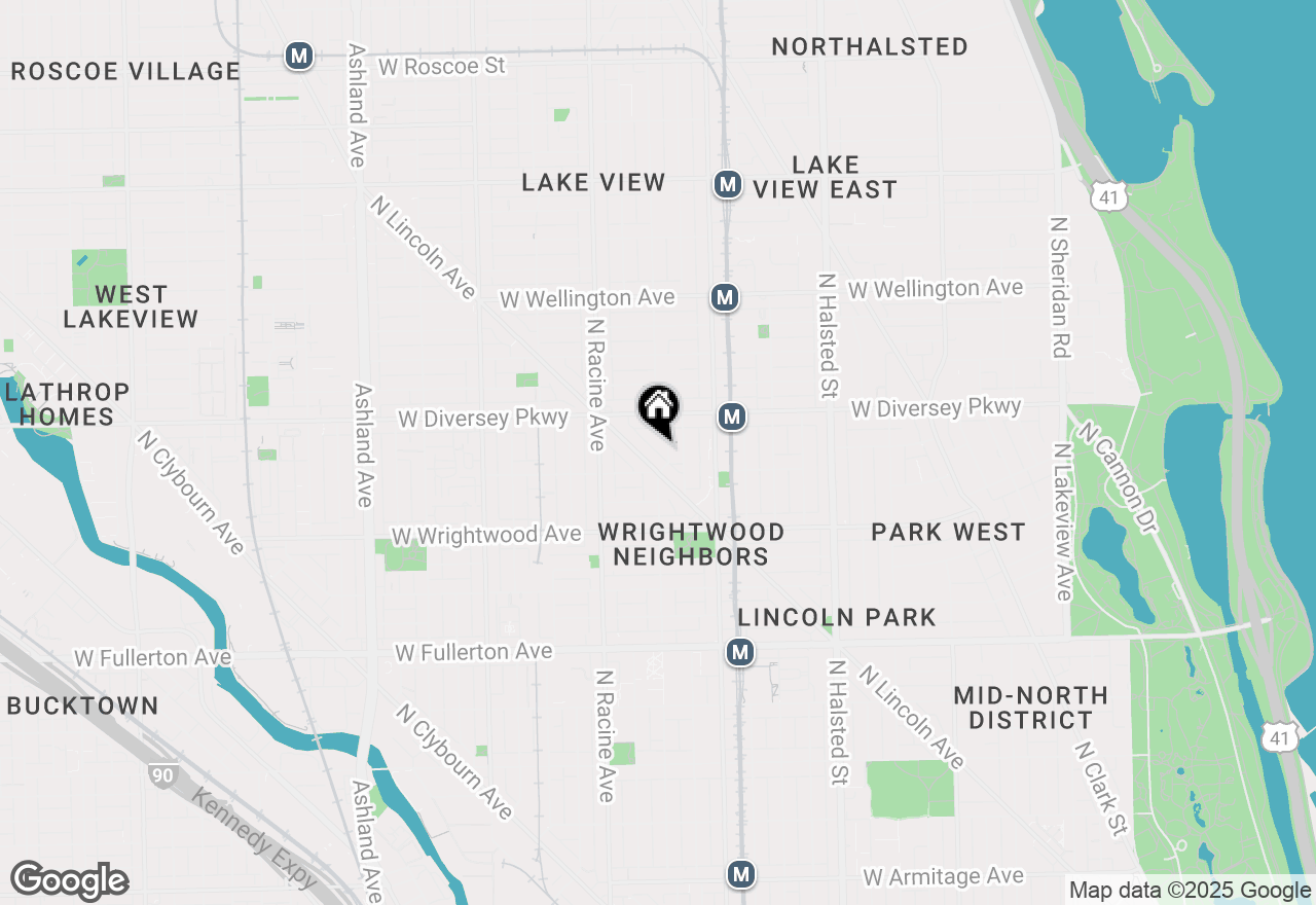 Map of 2728 N Seminary Avenue, Chicago, IL 60614