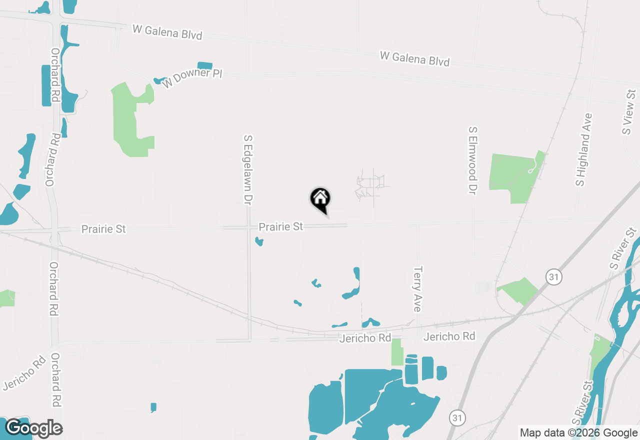 Map of 1515 Prairie Street, Aurora, IL 60506