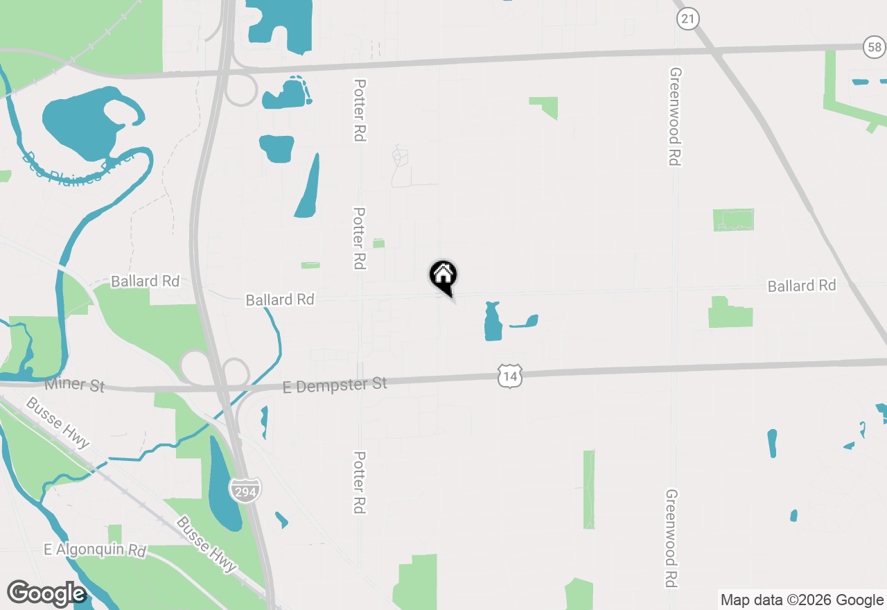 Map of 8999 Kennedy Drive #2B, Des Plaines, IL 60016