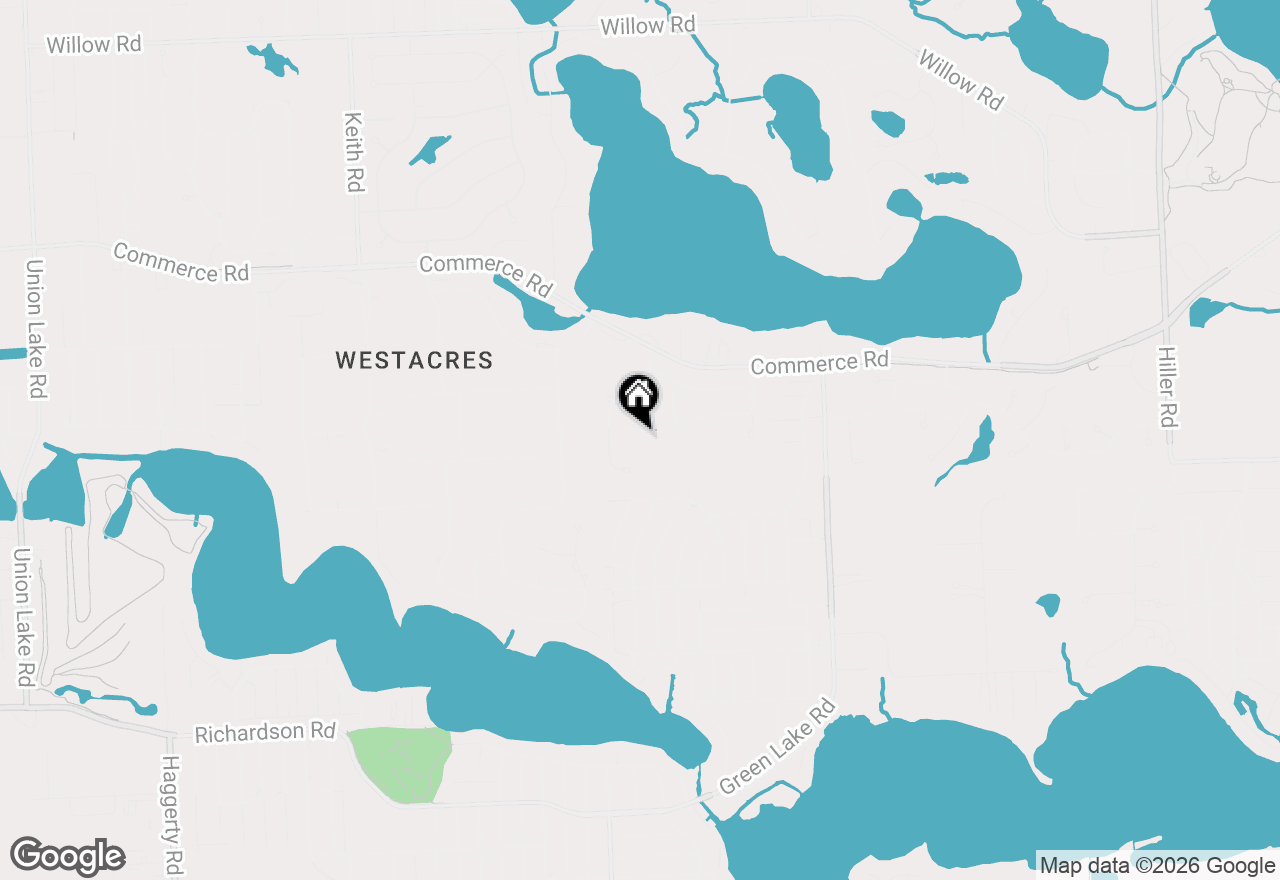 Map of 6835 High Ridge Road, West Bloomfield, MI 48324