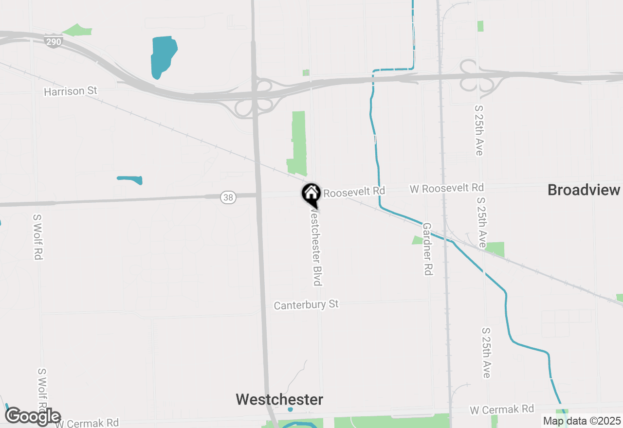 Map of 1244 Westchester Boulevard, Westchester, IL 60154