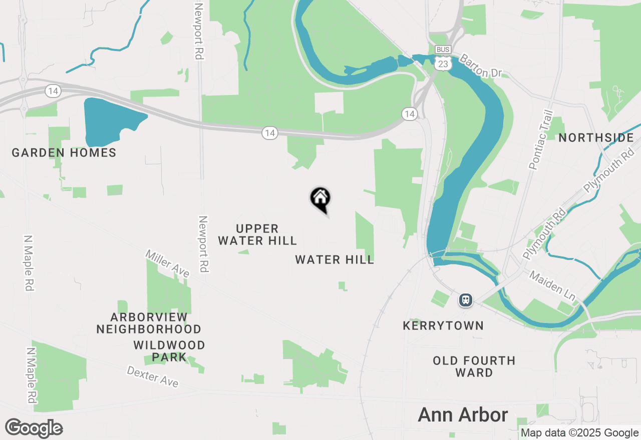 Map of 612 Cressfield Lane, Ann Arbor, MI 48103