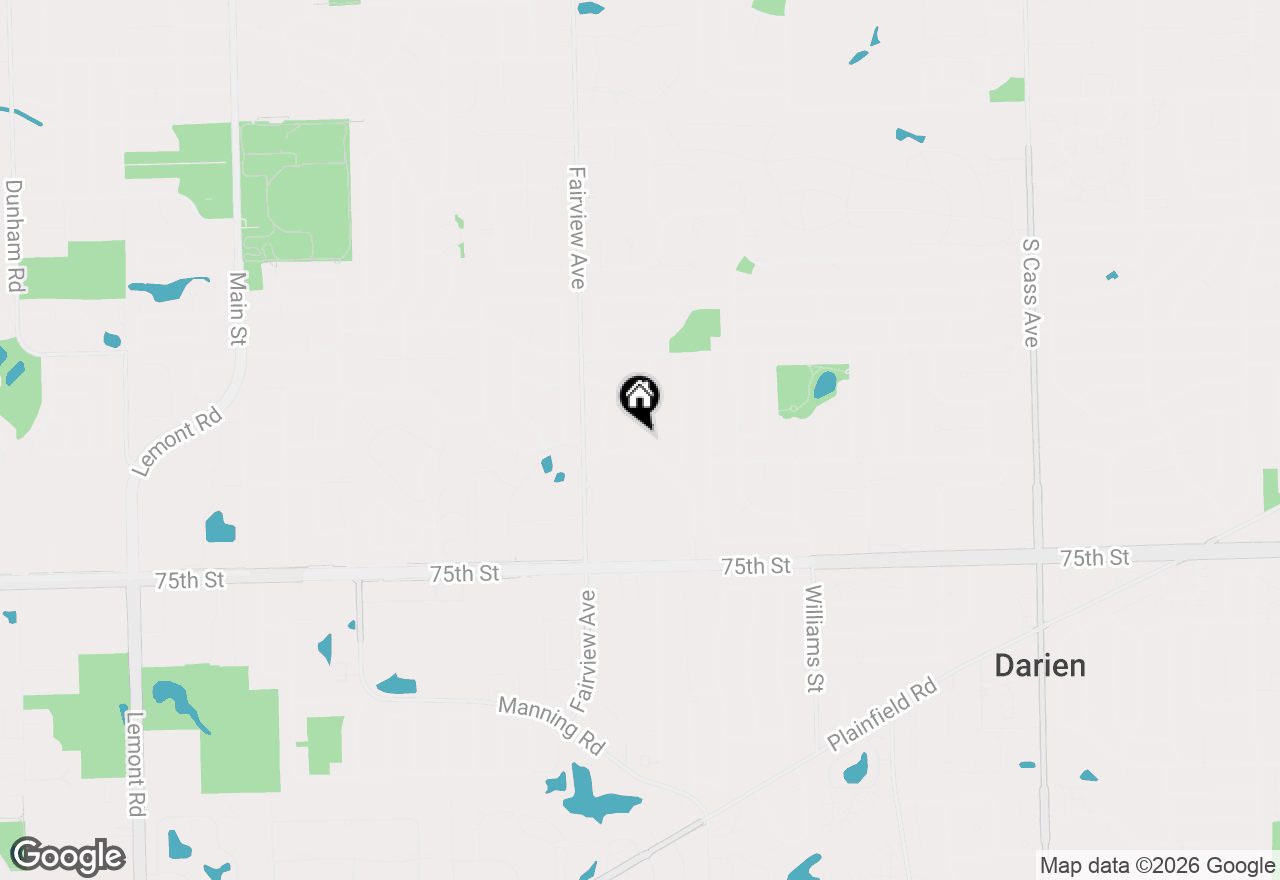 Map of 1902 Gigi Lane, Darien, IL 60561