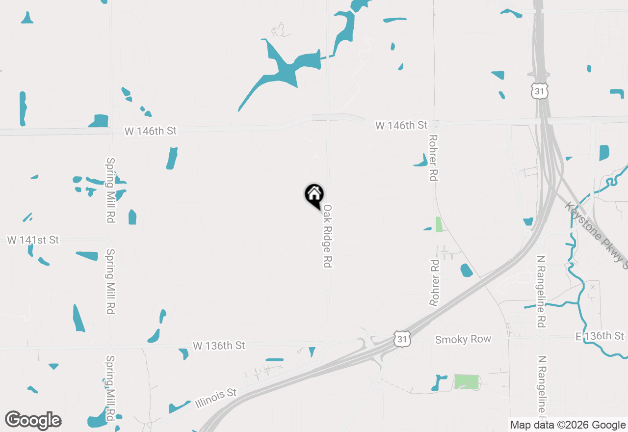 Map of 229 E Village Drive, Carmel, IN 46032
