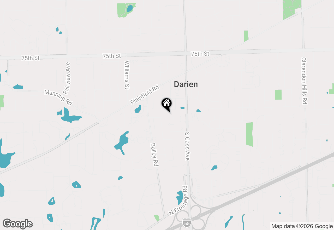 Map of (Address confidential), Darien, Illinois 60561