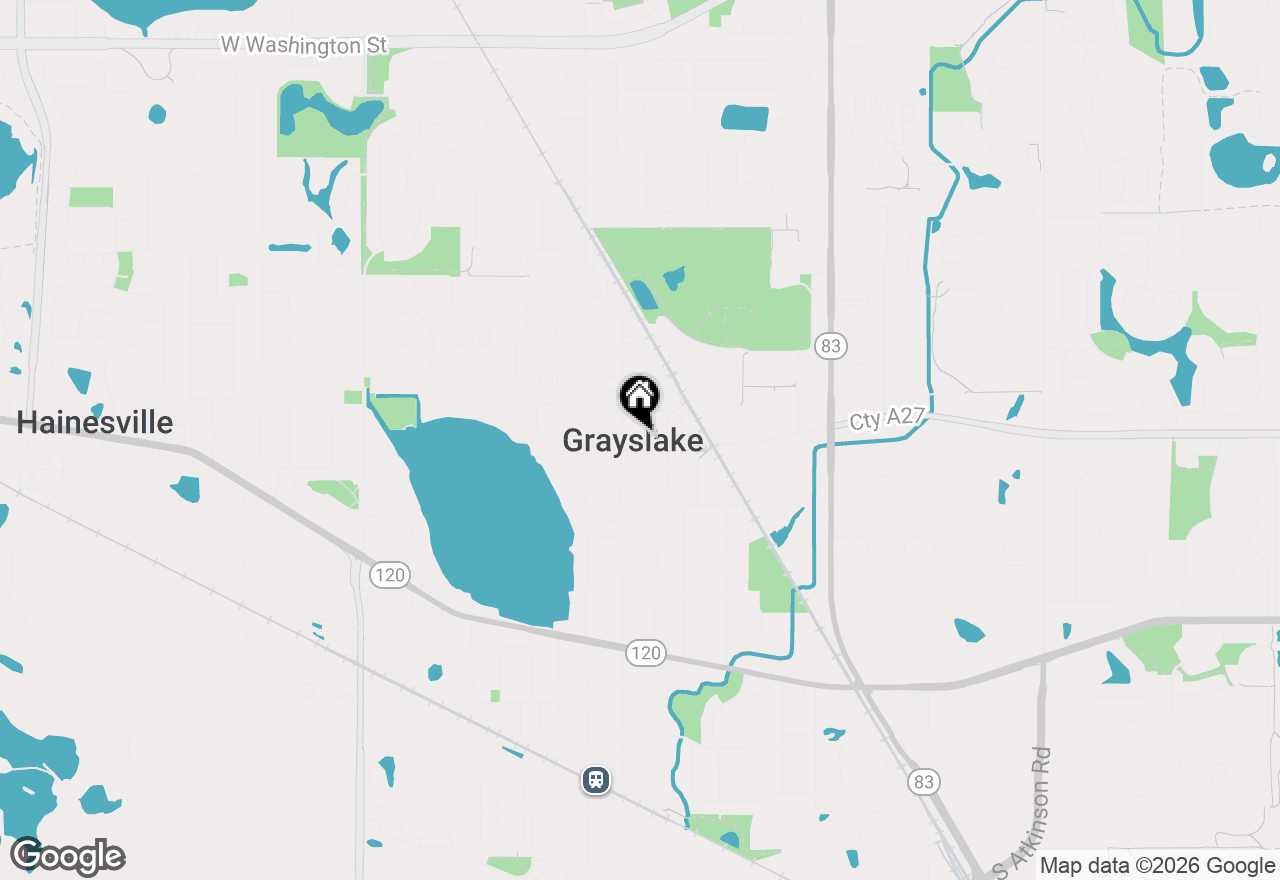 Map of 132 Center Street, Grayslake, IL 60030