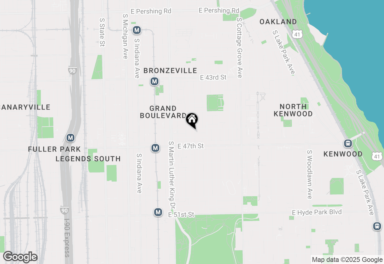 Map of 4609 S Vincennes Avenue #2, Chicago, IL 60653