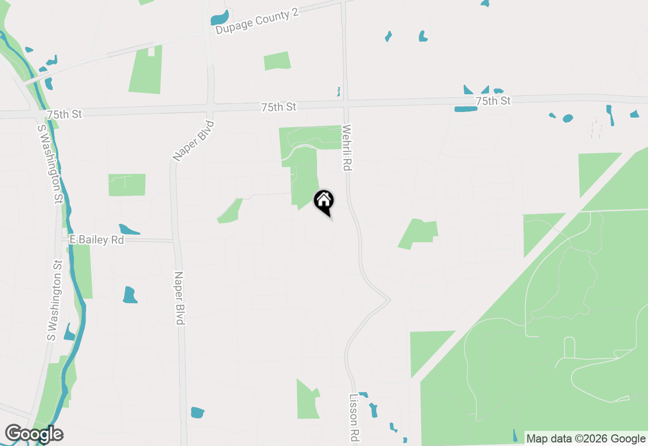 Map of 1328 Creighton Avenue, Naperville, IL 60565