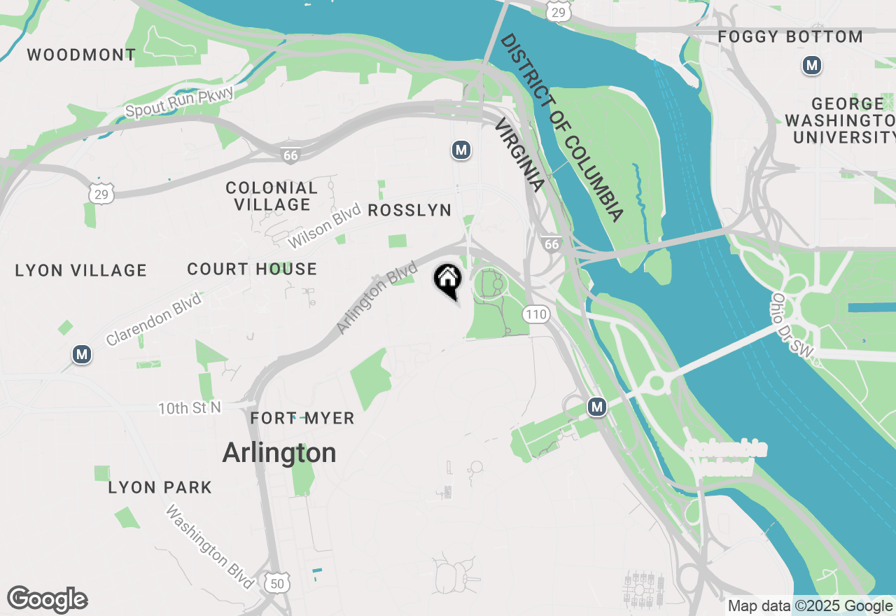 Map of 1200 N Nash Street #1125, Arlington, VA 22209