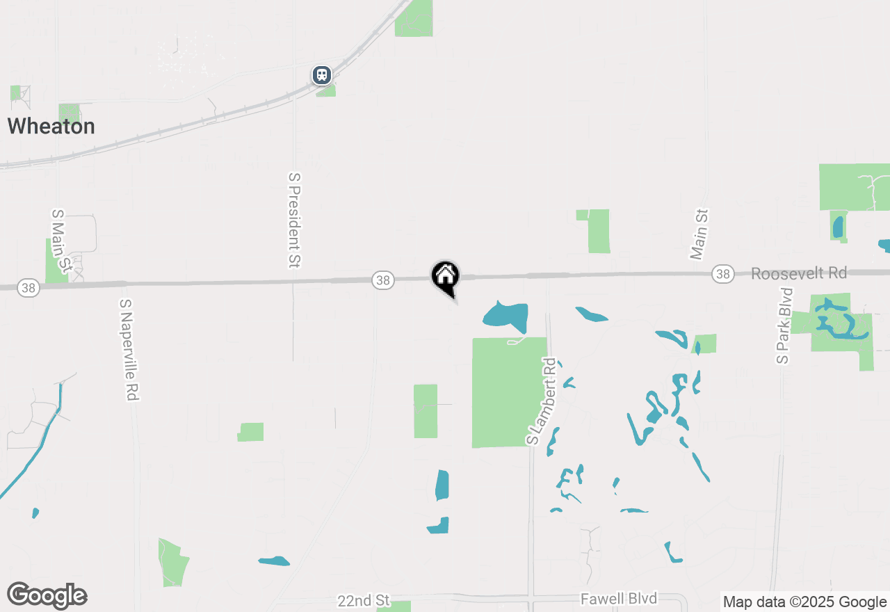 Map of 850 S Lorraine Road #2G, Wheaton, IL 60189