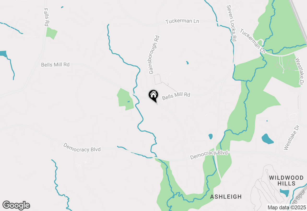 Map of 10428 Windsor View Drive, Potomac, MD 20854