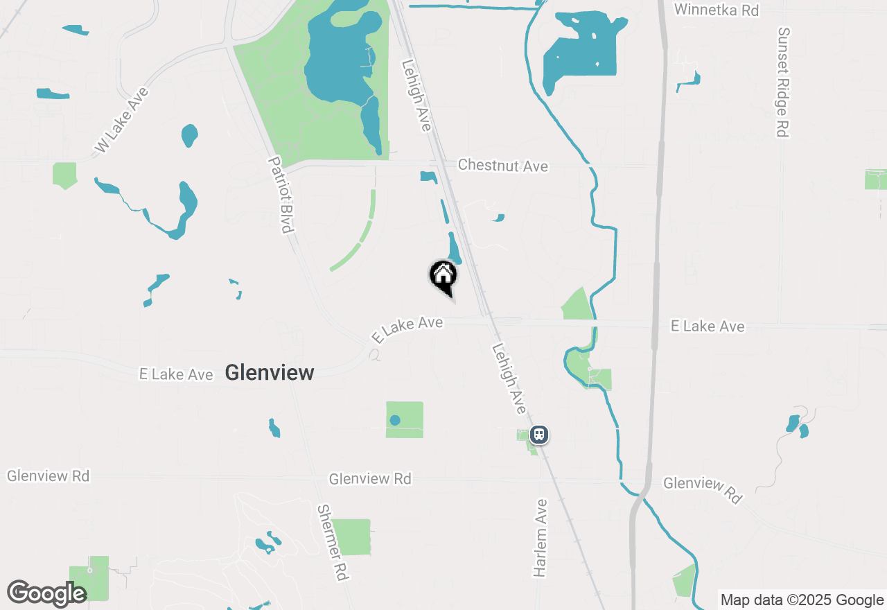 Map of 2154 Rugen Road #C, Glenview, IL 60026