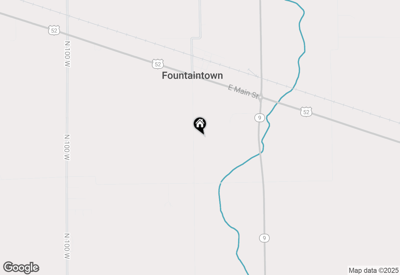 Map of 11280 N Division Road, Fountaintown, IN 46130