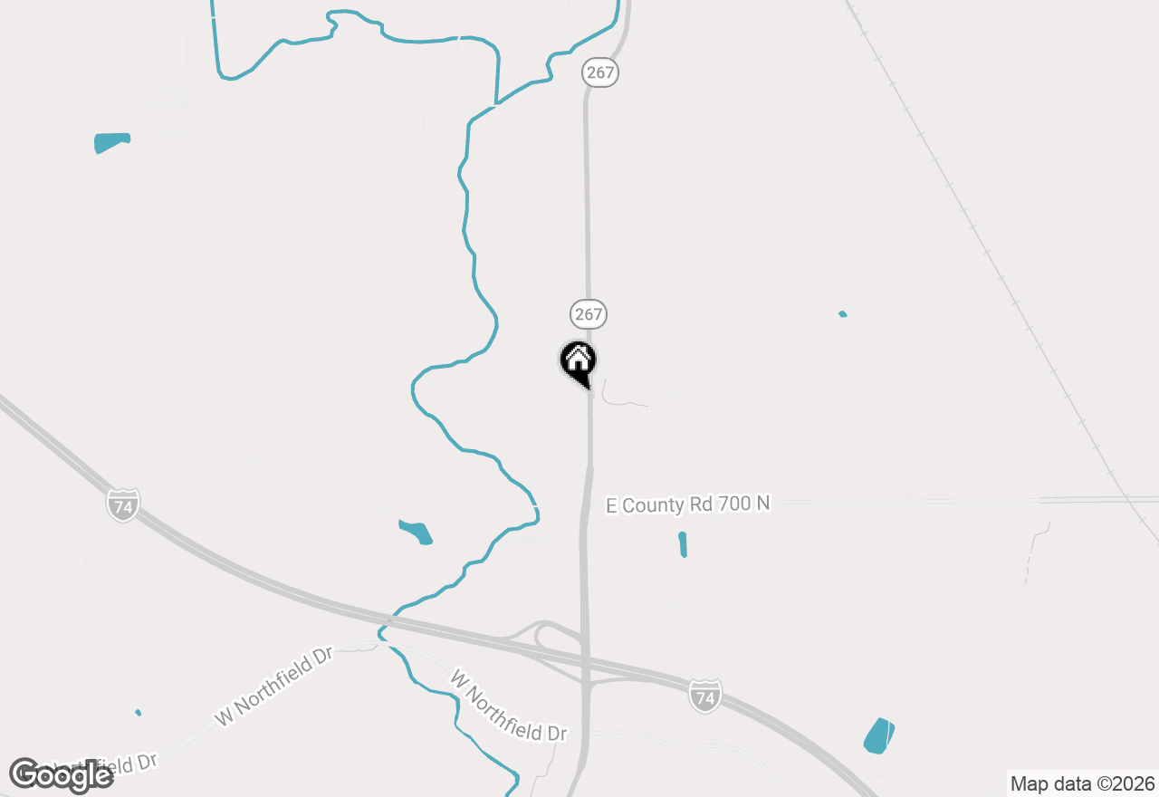 Map of 7250 N State Road 267, Brownsburg, IN 46112