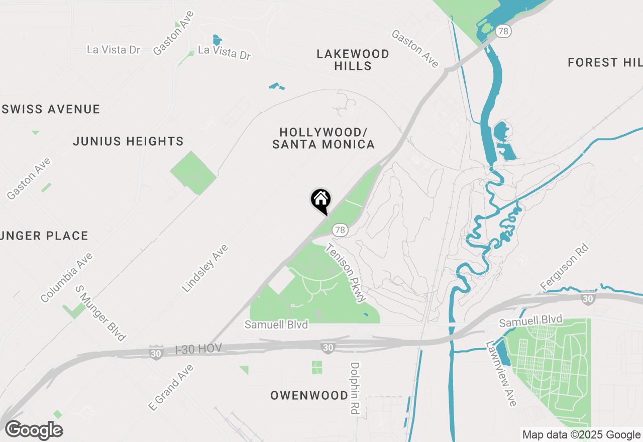 Map of 1123 Valencia Street, Dallas, TX 75223