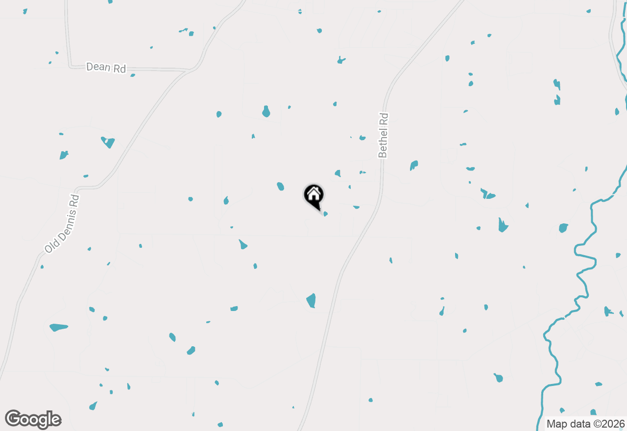 Map of 304 Scarlett Road, Weatherford, TX 76087