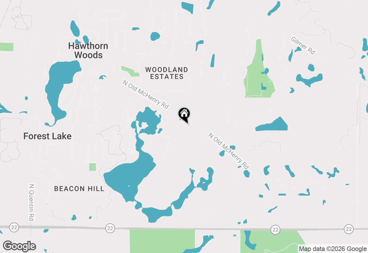 Map of 23806 N Muirfield Drive, Kildeer, IL 60047