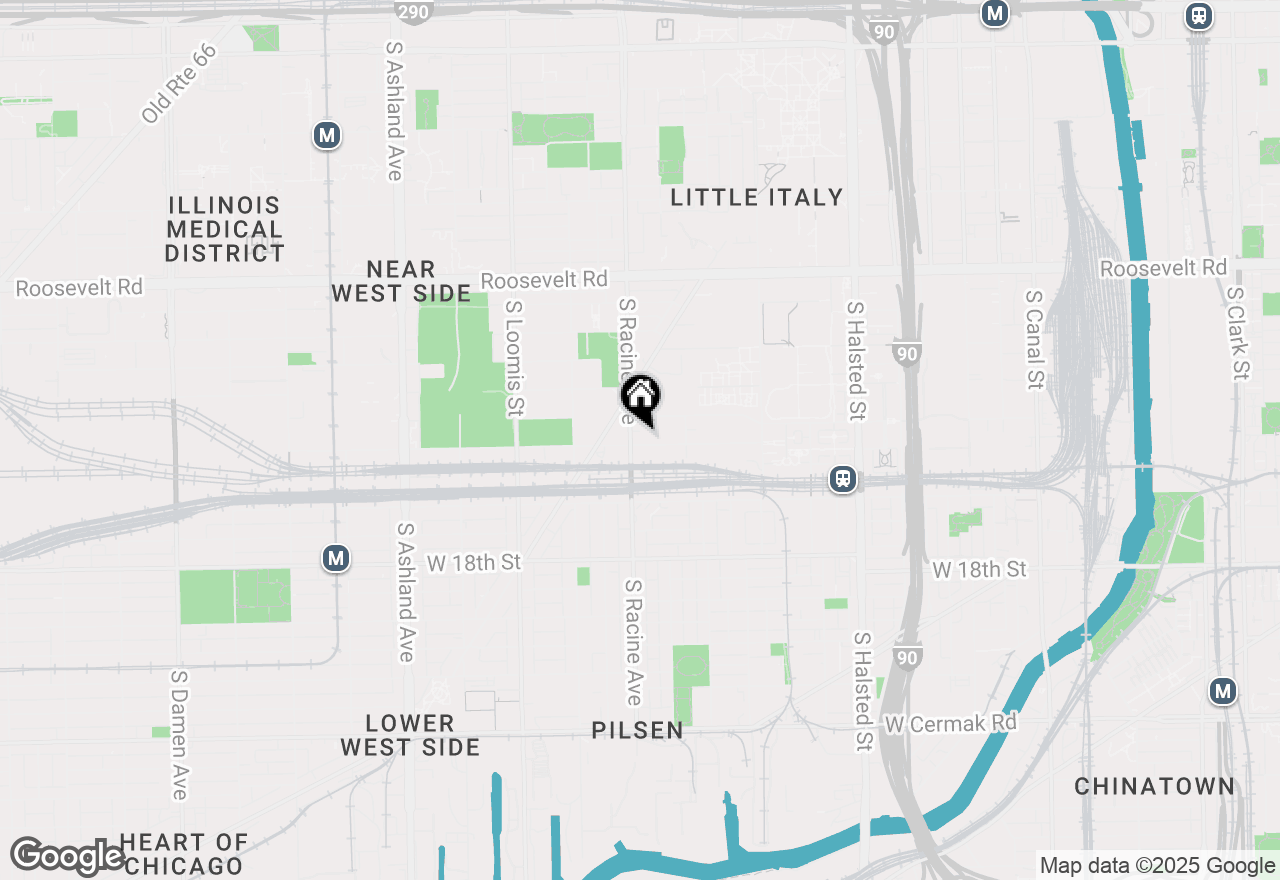 Map of 1150 W 15th Street #240, Chicago, IL 60608