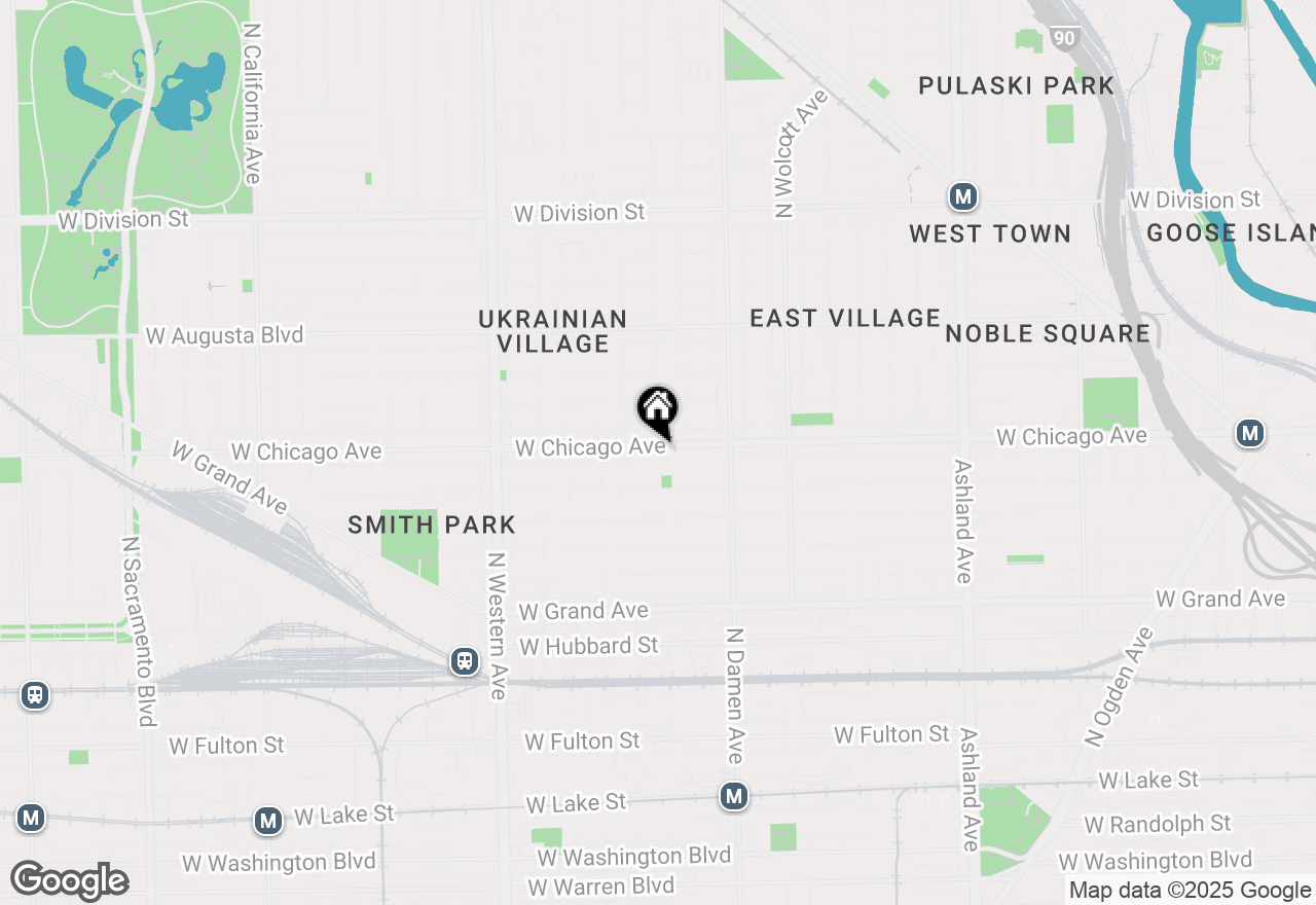 Map of 2113 W Chicago Avenue #4, Chicago, IL 60622