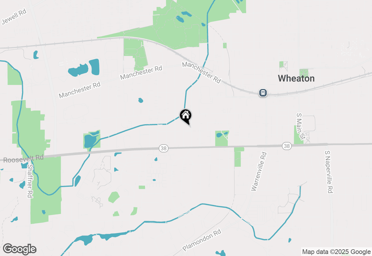 Map of 505 S Knollwood Drive, Wheaton, IL 60187