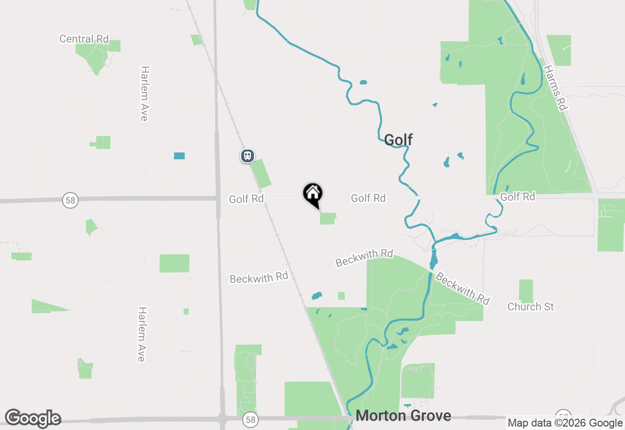 Map of 6607 Palma Lane, Morton Grove, IL 60053