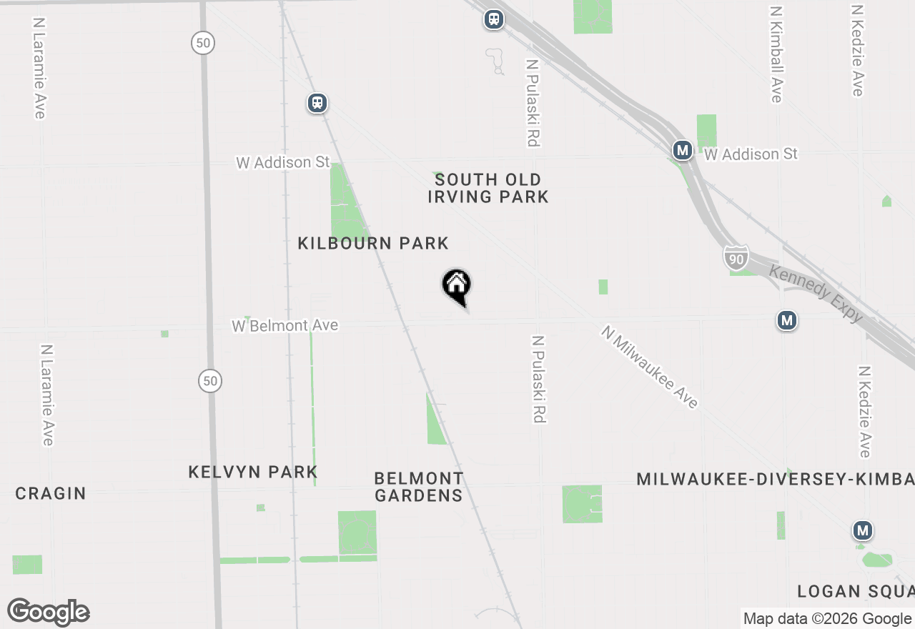 Map of 3210 N Keeler Avenue, Chicago, IL 60641