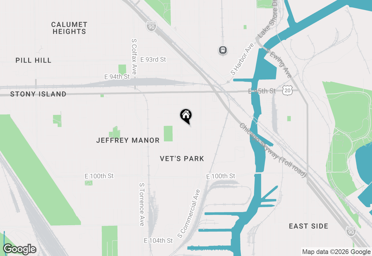 Map of 2913 E 97th Street, Chicago, IL 60617