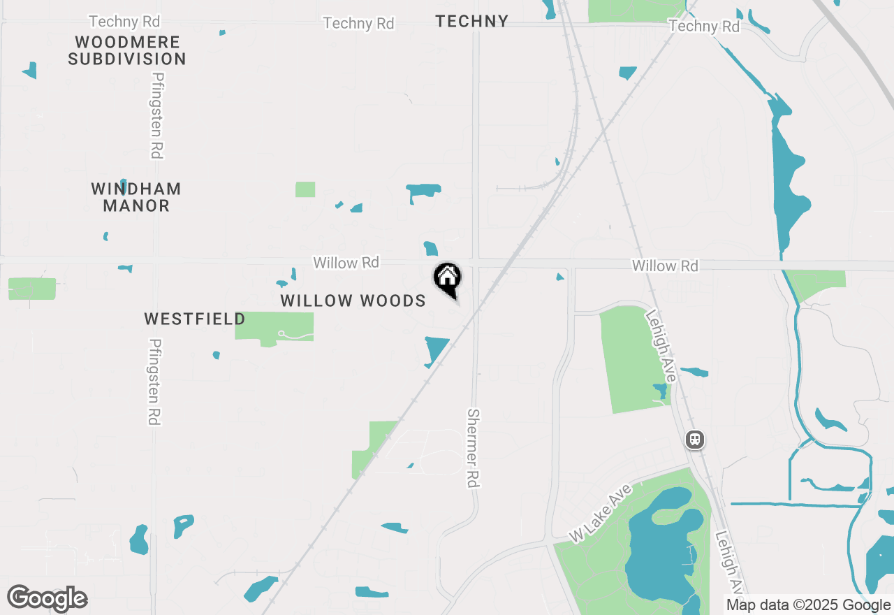 Map of 125 Yale Court, Glenview, IL 60026